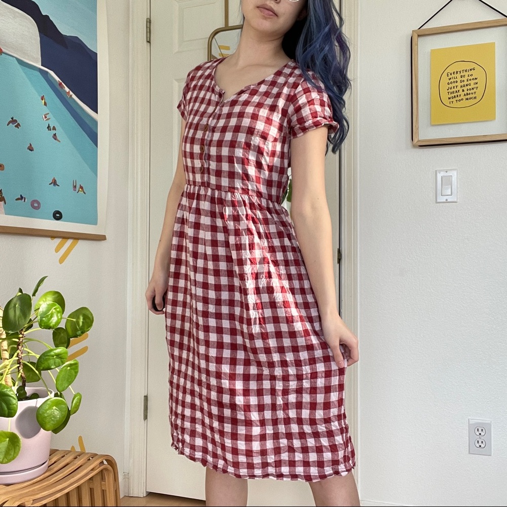Pyne & Smith Model No. 11 Midi Dress St. Helier Check